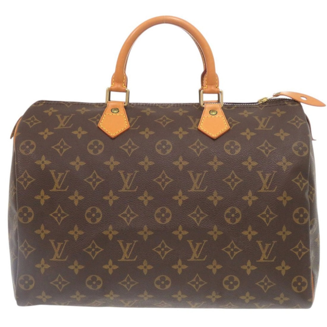 Louis Vuitton Speedy 35 Monogram M41524 Handbag LV 1020 LOUIS VUITTON: --- Catalog ---Category: SizeSize (HxWxD): 21cm x 35cm x 18cm / 8.26'' x 13.77'' x 7.08''Category: DesignType: HandbagColor: Brown, MonogramGender: WomenMaterial: Monogram Category: GeneralMPN: M41524