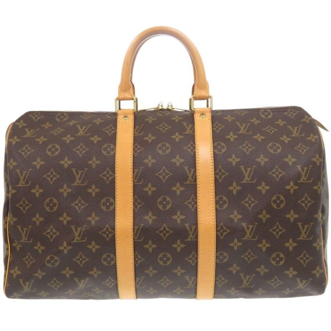 Louis Vuitton Keepall 45 Monogram M41428 Boston Bag LV 0673 LOUIS VUITTON: --- Catalog ---Category: SizeSize (HxWxD): 26cm x 45cm x 20cm / 10.23'' x 17.71'' x 7.87''Category: DesignType: Boston bagColor: Brown, MonogramGender: Men,WomenMaterial: Monogram Category: GeneralMPN