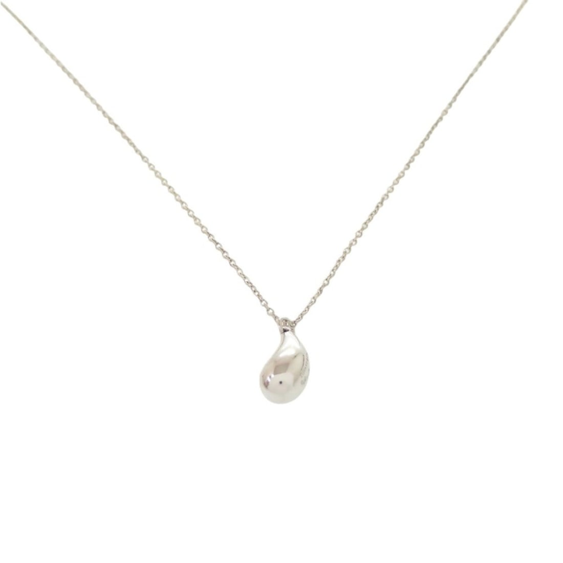 Tiffany & Co. Teardrop Elsa Peretti Necklace, Sterling Silver 925, Item No. 0835: --- Catalog ---Category: SizePendant Size: 13mm x 6mm / 0.51'' x 0.23''Neck Circumference: 41.5 cm / 16.33''Category: DesignColor: SilverGender: WomenMaterial: Silver 925Necklace Type: NecklaceCategor