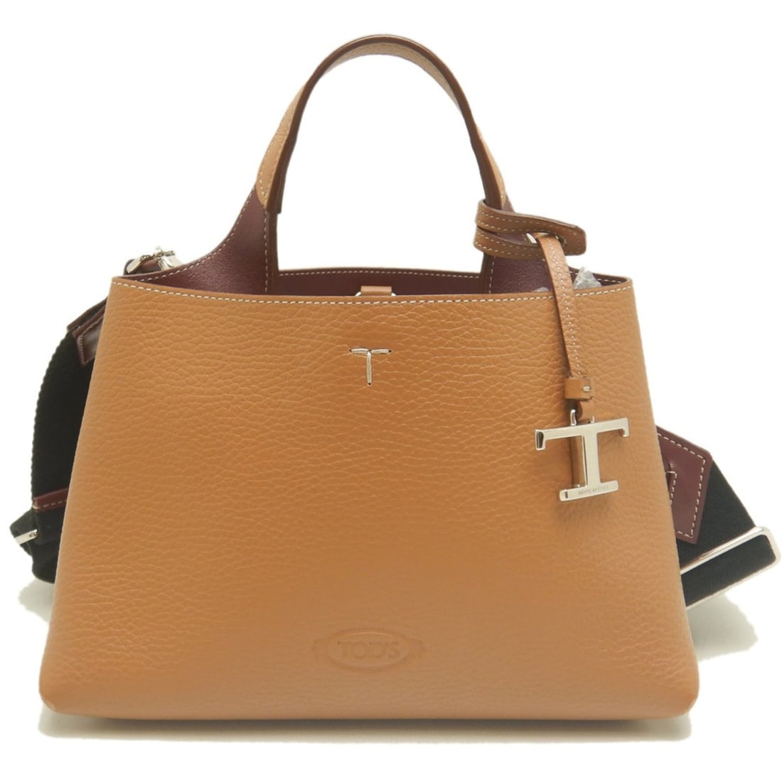 Tod's TOD’S T-Timeless Leather Micro XBWAPAEL000QRI9P13 Handbag Brown Women's 254111
