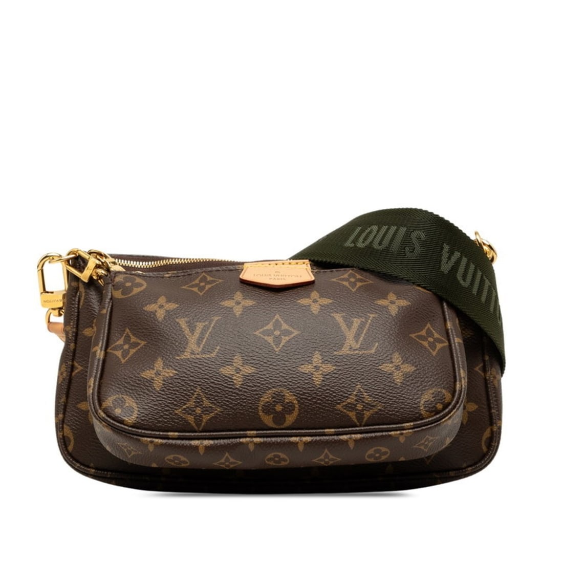 Louis Vuitton Monogram Multi Pochette Accessoires Shoulder Bag/Handbag 2-Way M44813 Brown Leather (1 of 7)