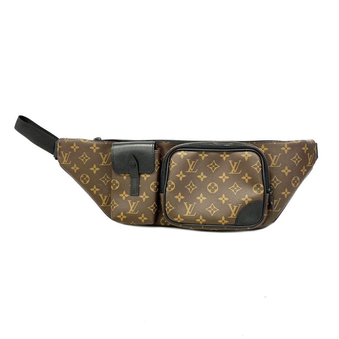 Louis Vuitton Monogram Macassar Christopher Bum Bag M45337 Brown (Men's)