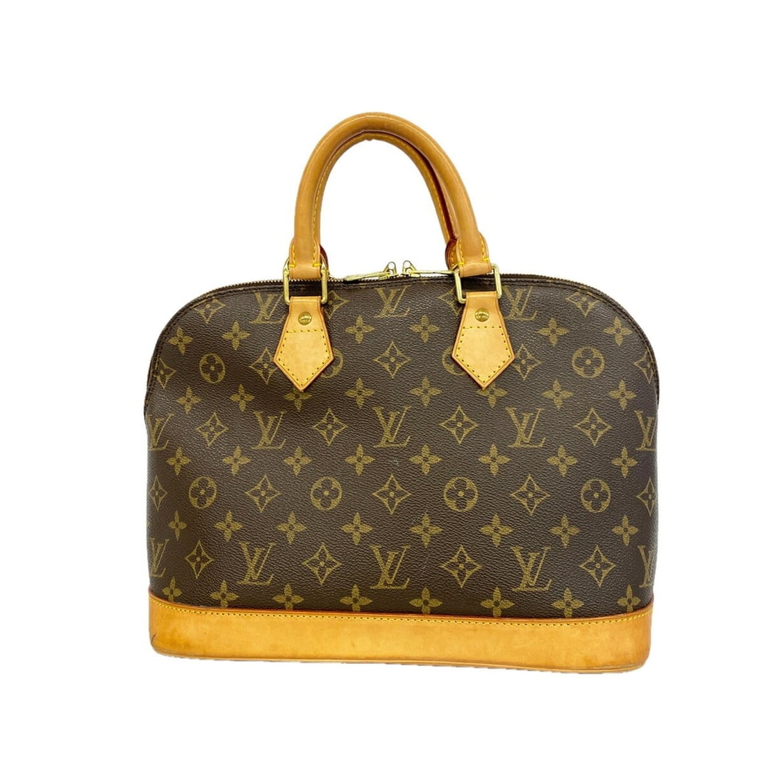 Louis Vuitton Alma Monogram Handbag M51130 Brown Women's