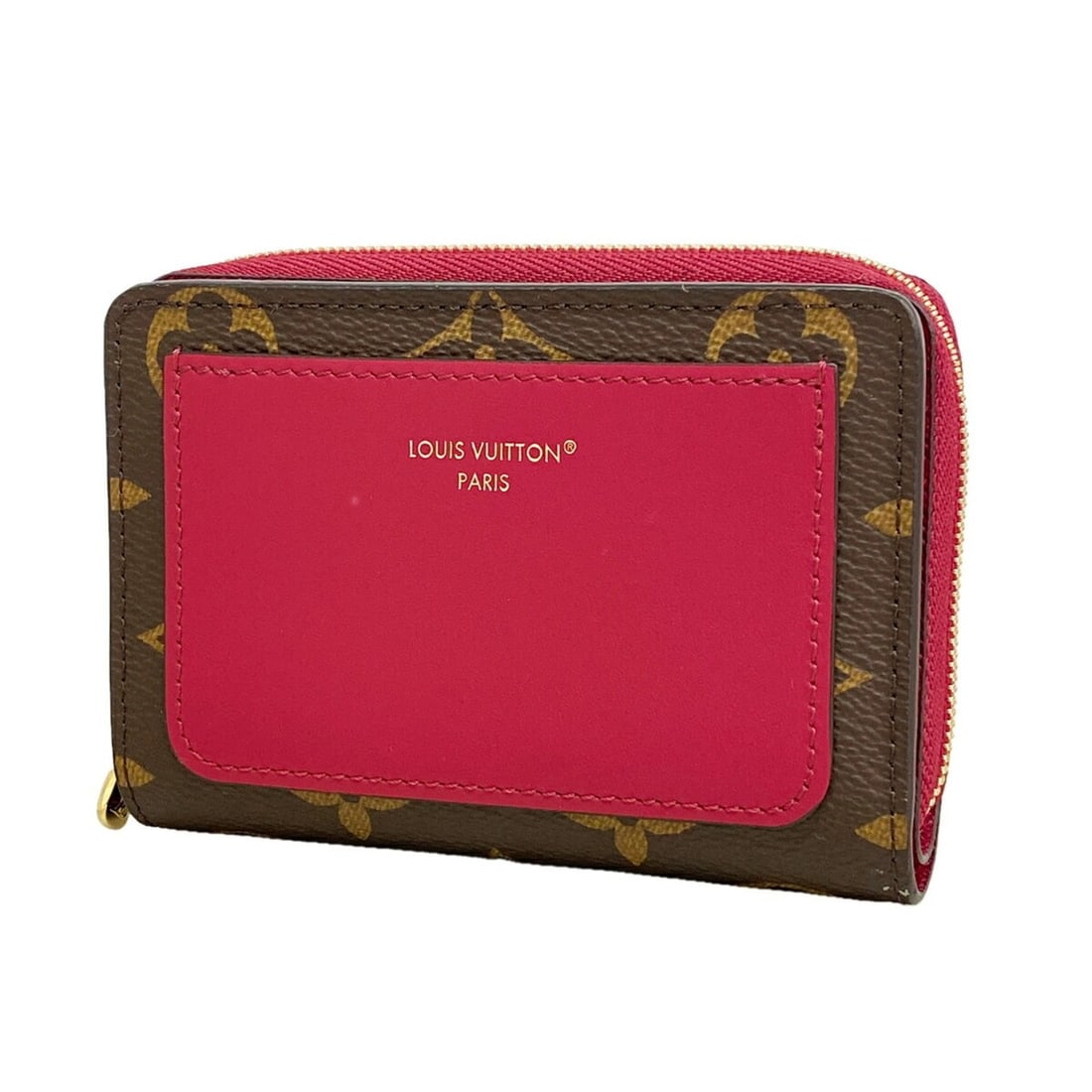 Louis Vuitton Monogram Portefeuille Lou Wallet M82377 Fuchsia (Women's)