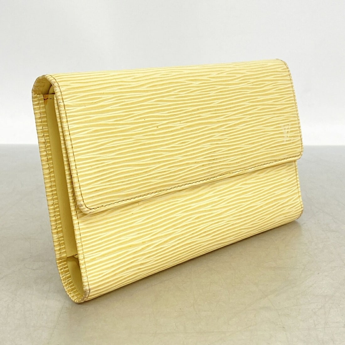 Louis Vuitton Epi Leather Portefeuille International Long Wallet M6338A Vanilla Ladies