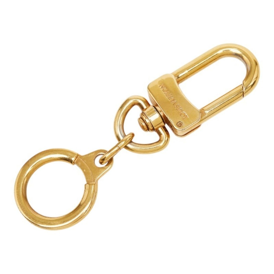 Louis Vuitton Ancre Keyring Keychain M62694 Gold Plated Women's LOUIS VUITTON: --- Catalog ---Category: SizeSize (HxWxD): 7.5cm x 2.2cm / 2.95'' x 0.86''Category: DesignType: KeyringColor: GoldGender: WomenMaterial: Gold platingCategory: GeneralBrand: Louis Vuitton--- Item List 