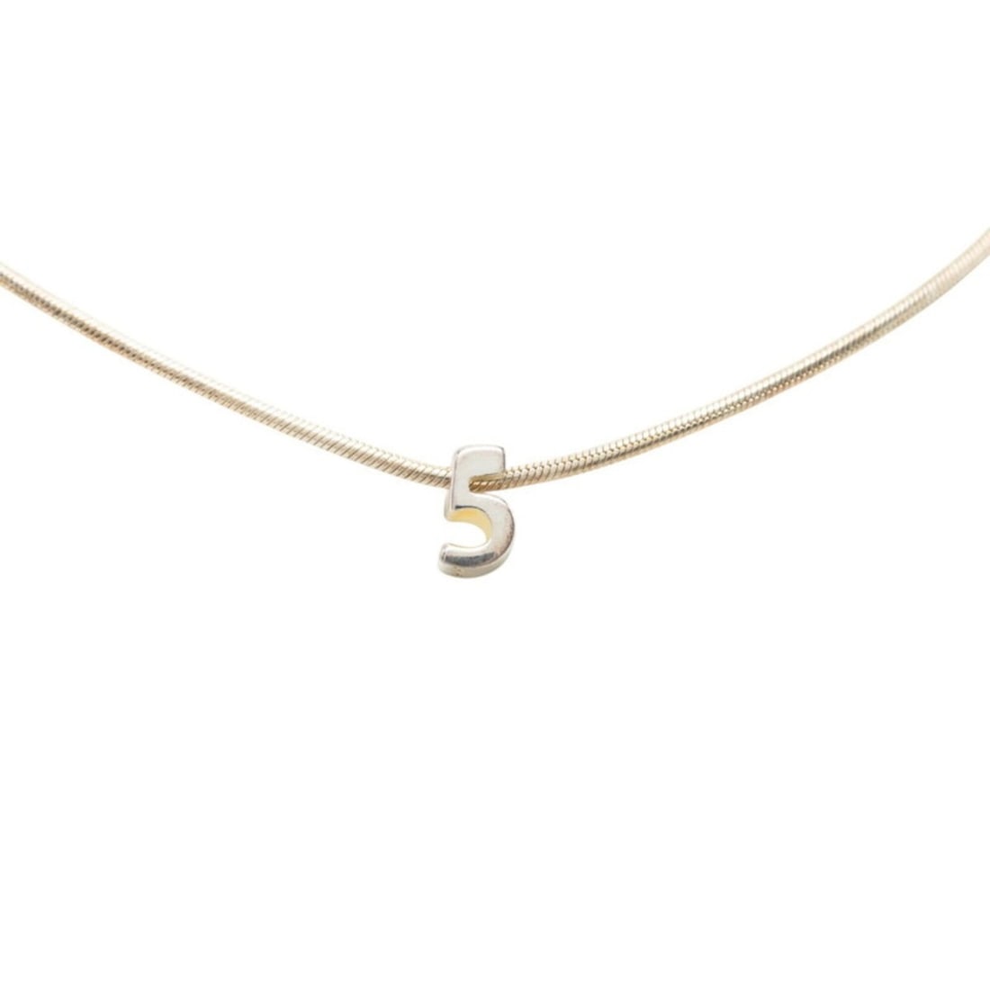 Chanel No. 5 Necklace, SV925 Silver, Women's.