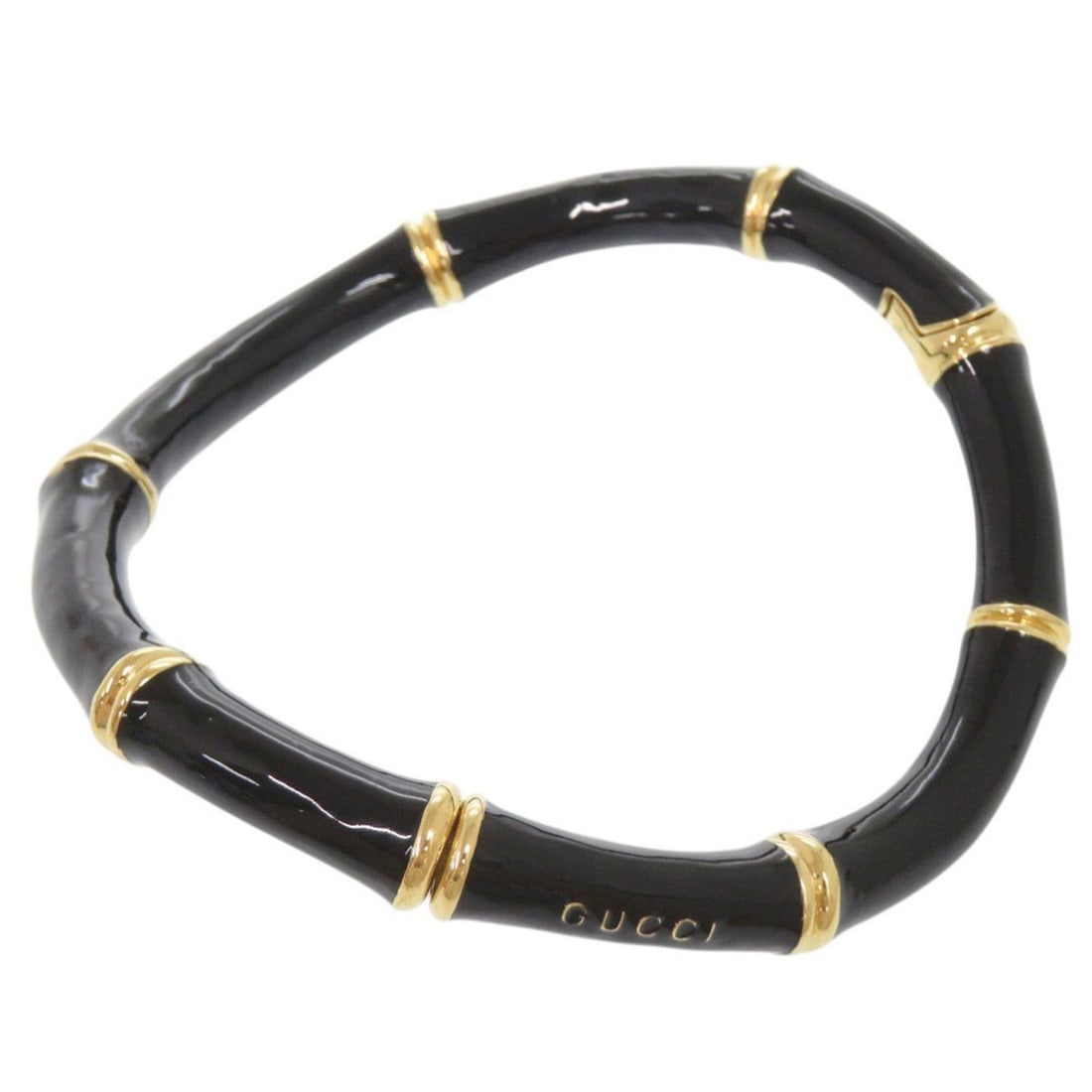 Gucci Bamboo 830377 Metal Black Choker 0788GUCCI: --- Catalog ---Category: SizeNeck Circumference: 38 cm / 14.96''Category: DesignColor: BlackGender: WomenMaterial: MetalNecklace Type: ChokerCategory: GeneralMPN: 830377Brand: GucciCountry of Origin: 