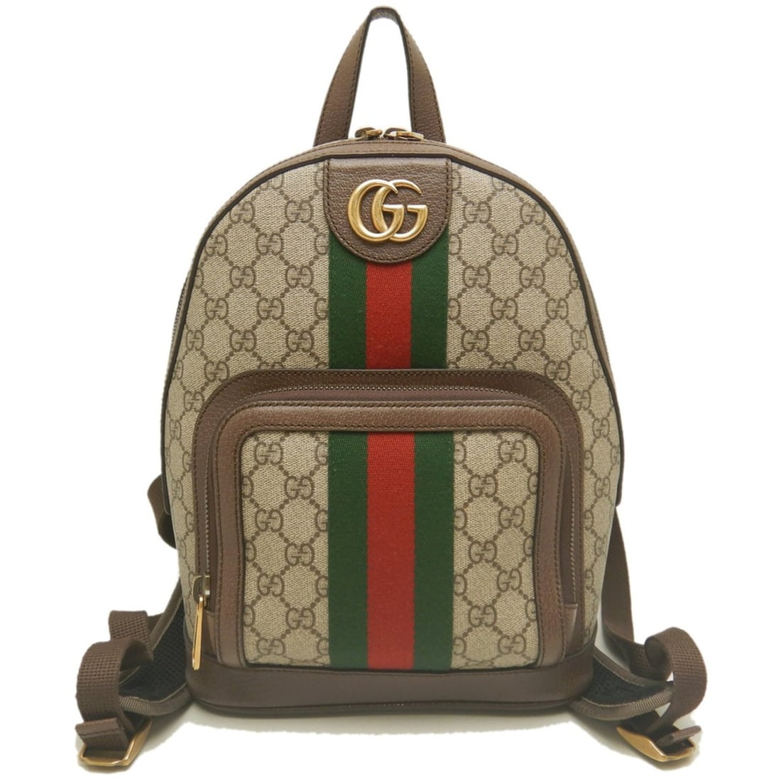 GUCCI Ophidia 547965 Backpack, GG Supreme Canvas x Leather, Beige Brown, Women's, 254116: --- Catalog ---Category: SizeSize (HxWxD): 29cm x 22.5cm x 12cm / 11.41'' x 8.85'' x 4.72''Category: DesignType: BackpackColor: Beige, BrownGender: WomenClosure: ZipperMaterial: GG Supreme Hardware Co