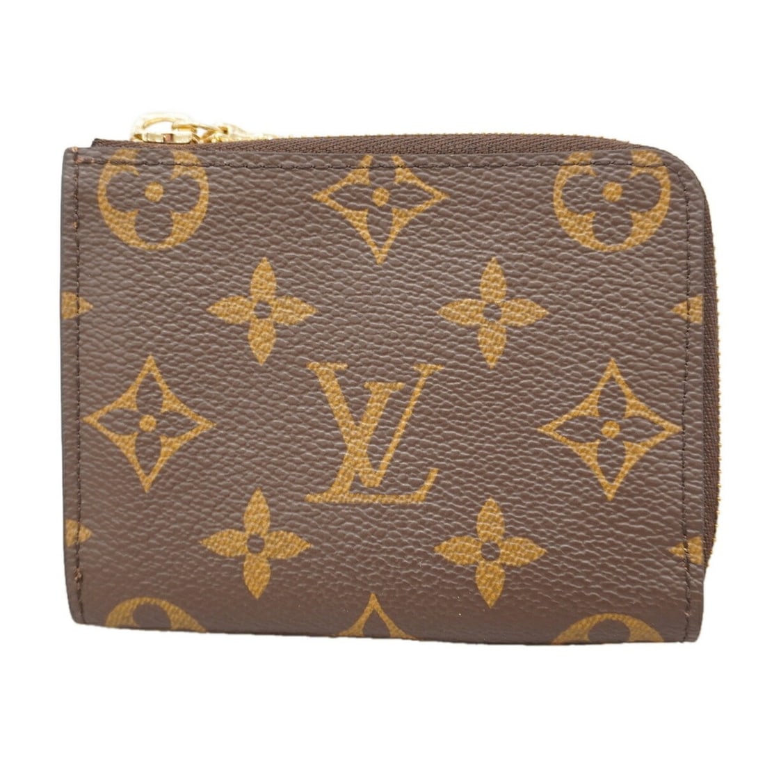 Louis Vuitton Monogram Portefeuille Noir Compact Wallet M83476 Armagnac (Men's/Women's) (1 of 11)