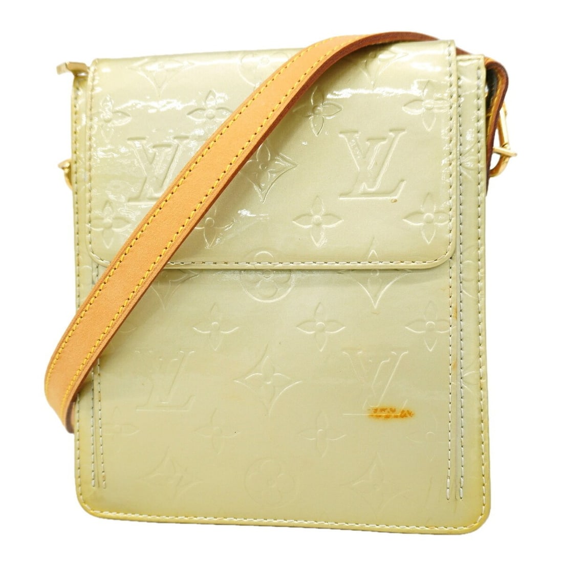 Louis Vuitton Vernis Mott Shoulder Bag M91030 Grey Ladies: --- Catalog ---Category: SizeSize (HxWxD): 18.5cm x 16cm x 5cm / 7.28'' x 6.29'' x 1.96''Category: DesignType: Shoulder bagColor: GrisGender: WomenCategory: GeneralMPN: M91030Brand: Louis Vuitton--- I