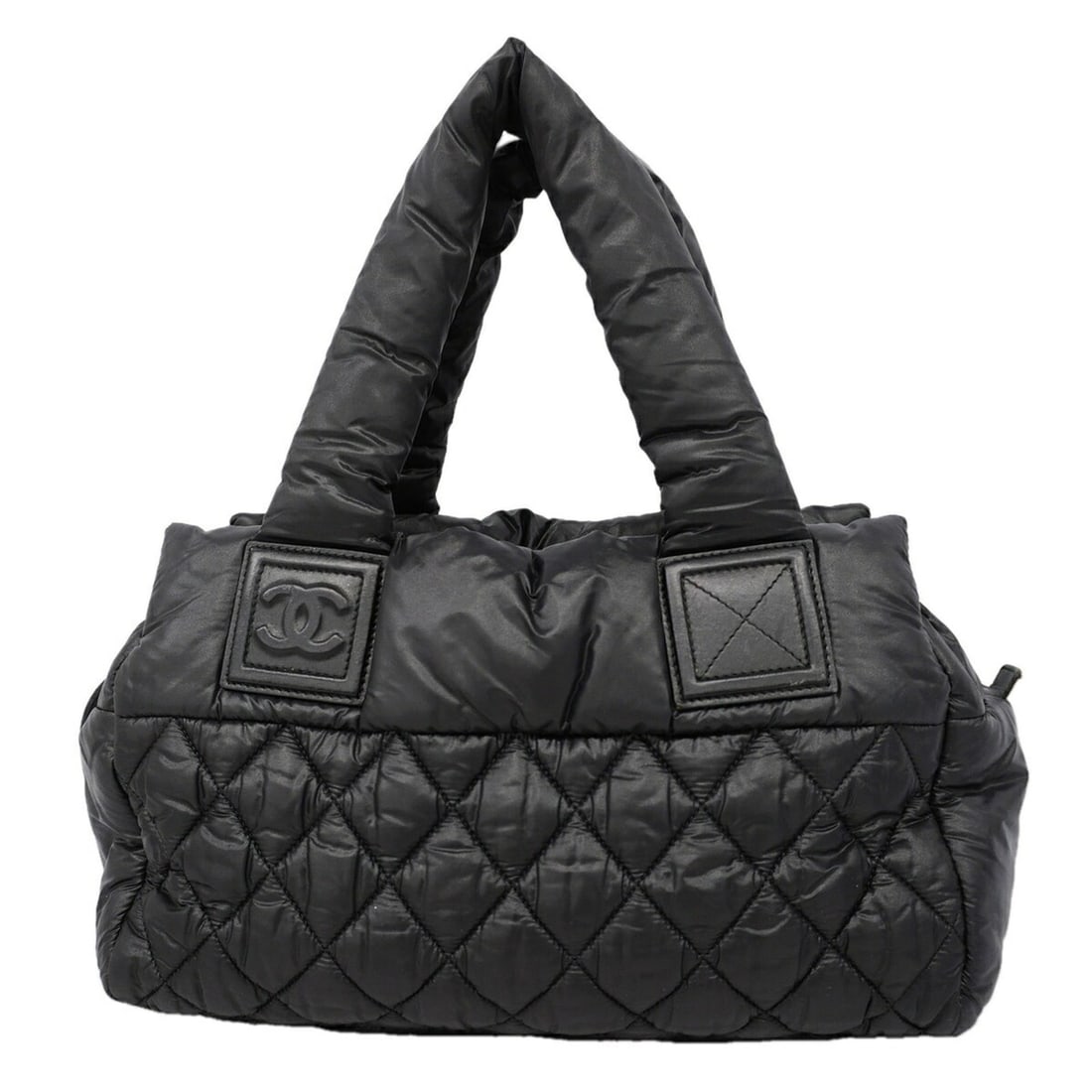 Chanel Coco Cocoon Nylon Tote Bag, Black, Women's