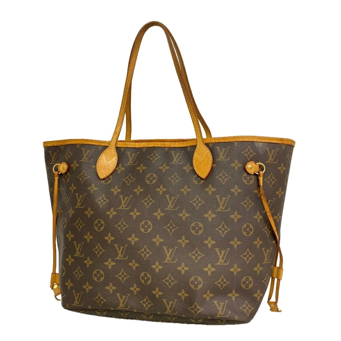 Louis Vuitton Monogram Neverfull MM Tote Bag M40156 Brown (Women's)