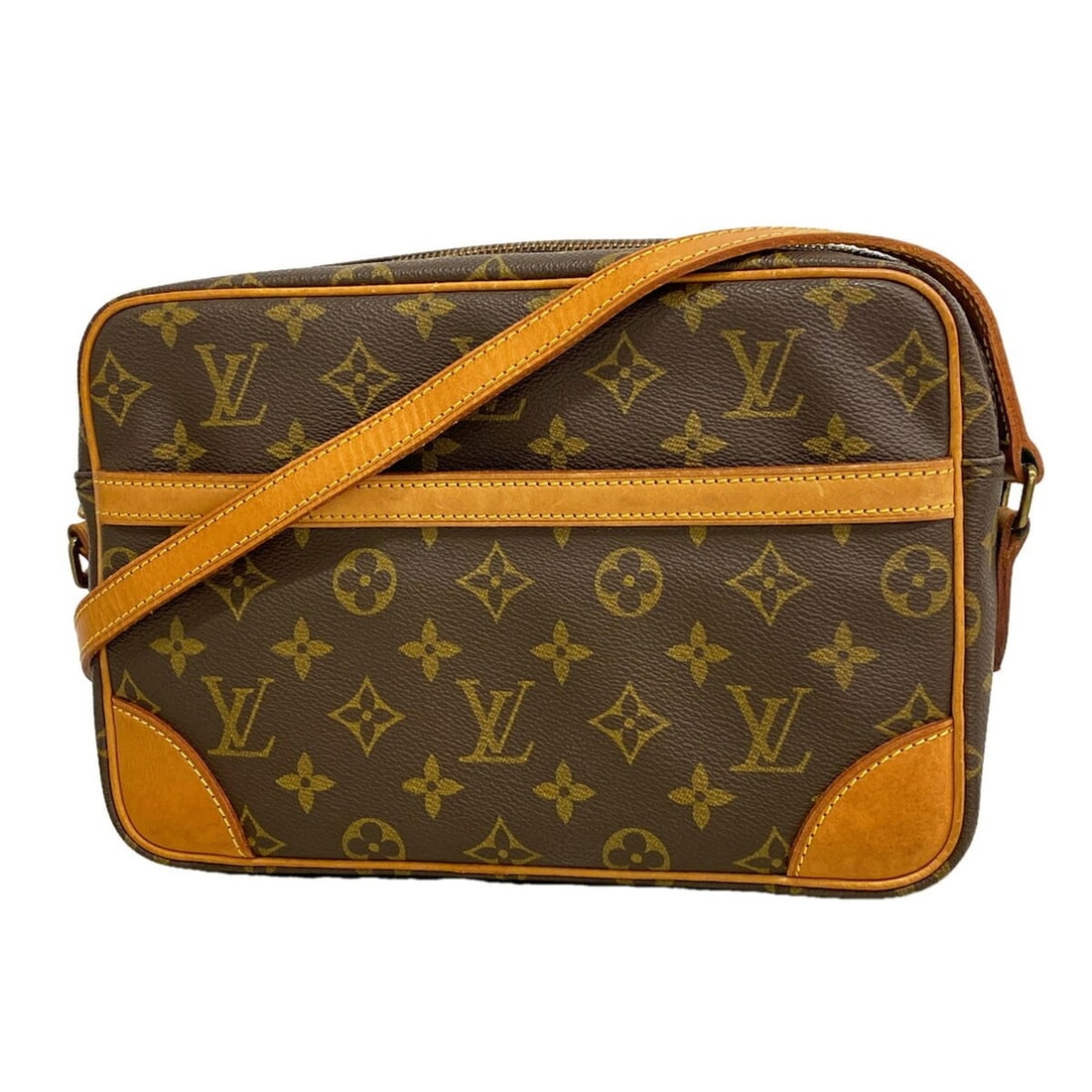 Louis Vuitton Monogram Trocadero 27 Shoulder Bag M51274 Brown Women's