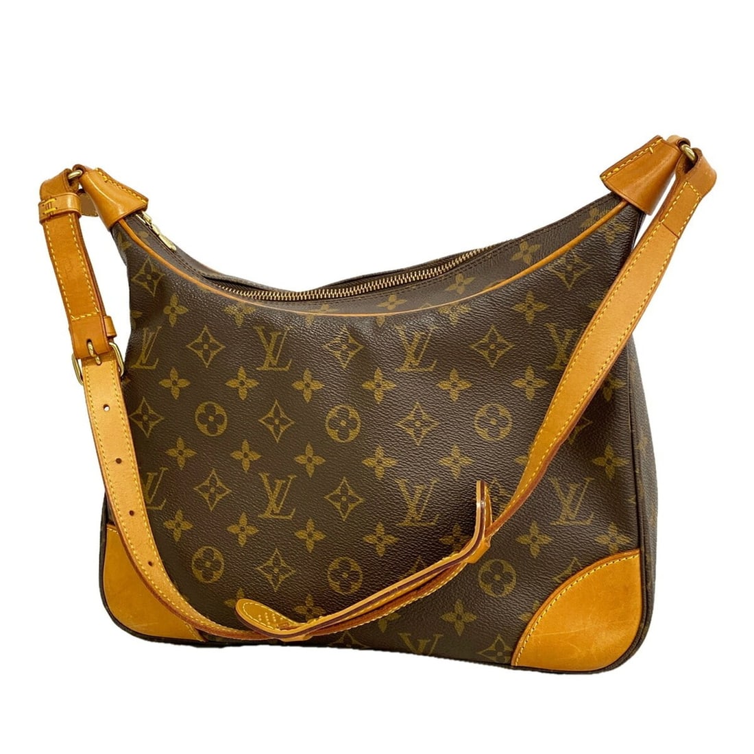 Louis Vuitton Monogram Boulogne 30 Shoulder Bag M51265 Brown Women's