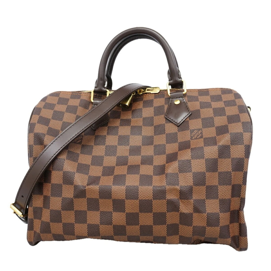 Louis Vuitton Damier Speedy Bandoulière 30 Handbag N40590 Ebene 2-way bag for women: --- Catalog ---Category: SizeSize (HxWxD): 22.5cm x 30.5cm x 17.5cm / 8.85'' x 12'' x 6.88''Category: DesignType: HandbagColor: EbeneGender: WomenCategory: GeneralMPN: N40590Brand: Louis Vuitton--- It