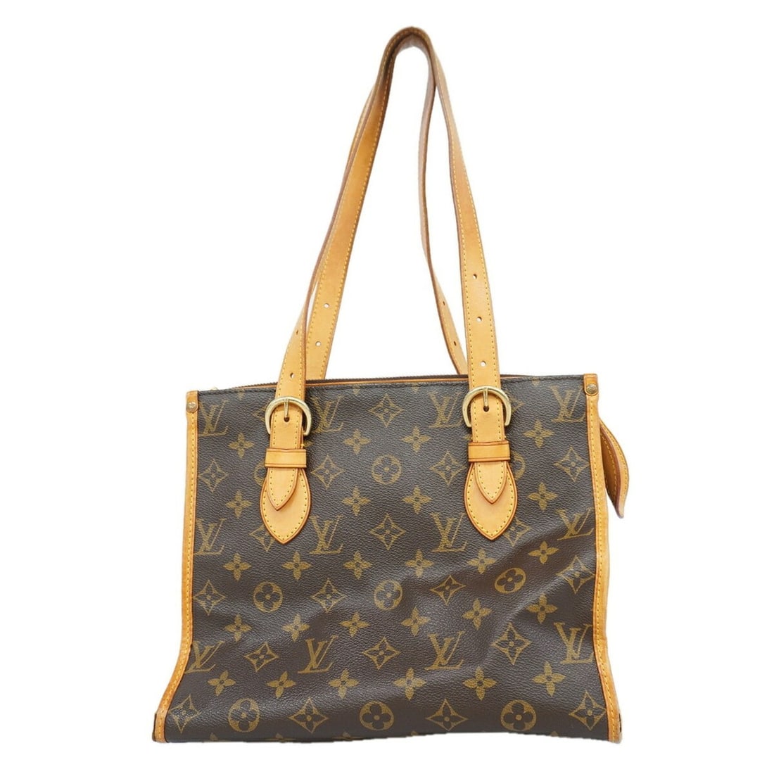 Louis Vuitton Monogram Popincourt Tote Bag M40007 Brown Women's