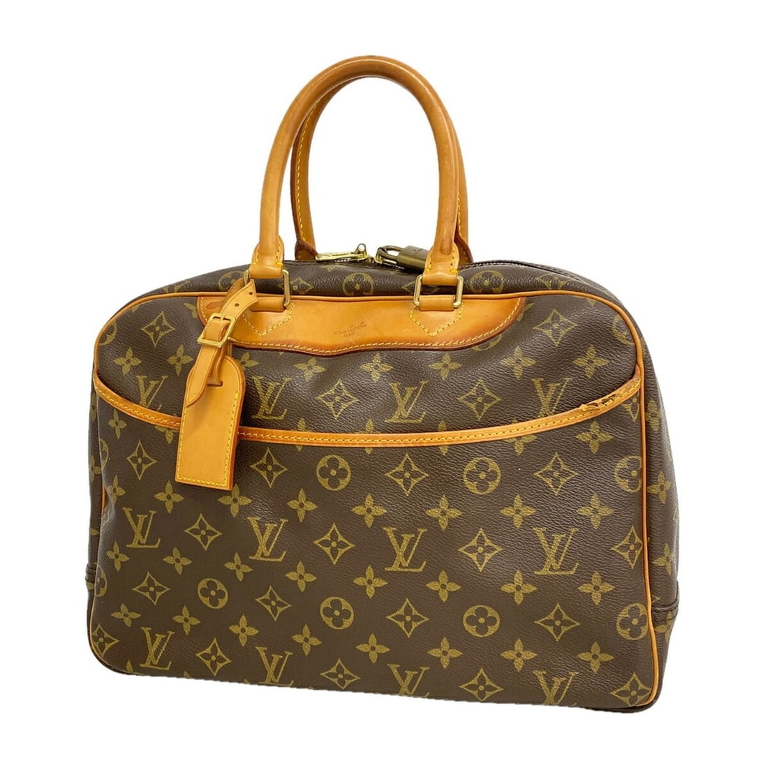 Louis Vuitton Monogram Deauville Handbag M47270 Brown Women's: --- Catalog ---Category: SizeSize (HxWxD): 26cm x 34cm x 13.5cm / 10.23'' x 13.38'' x 5.31''Category: DesignType: HandbagColor: BrownGender: WomenCategory: GeneralMPN: M47270Brand: Louis Vuitton--- It