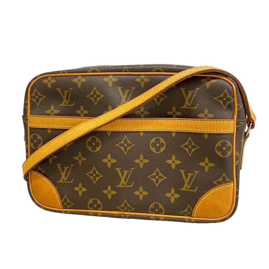 Louis Vuitton Monogram Trocadero 27 Shoulder Bag M51274 Brown Women's