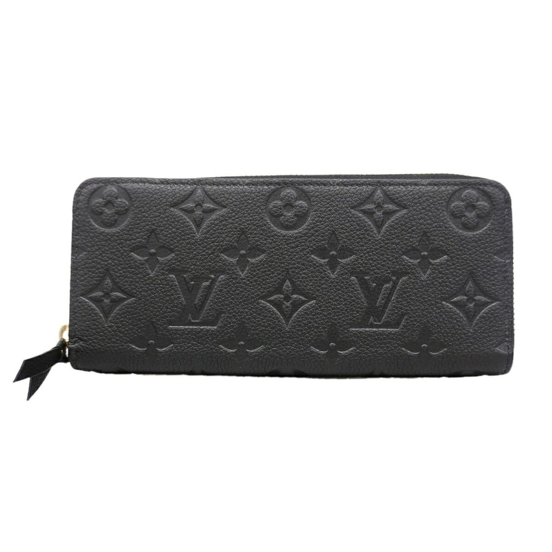 Louis Vuitton Monogram Empreinte Portefeuille Clemence Long Wallet M60171 Noir (Women's)