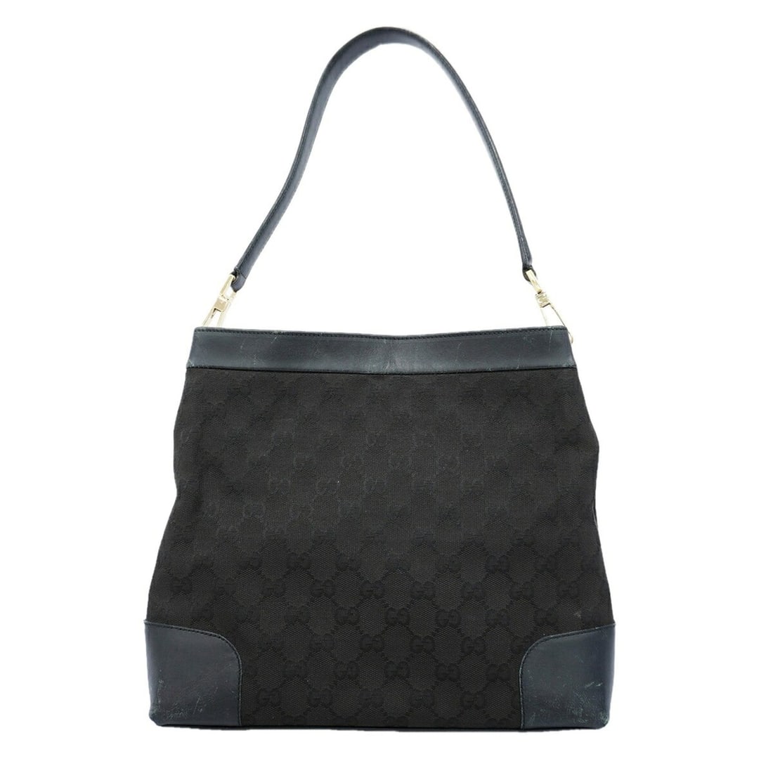 Gucci Shoulder Bag GG Canvas 001 4231 Black Women's