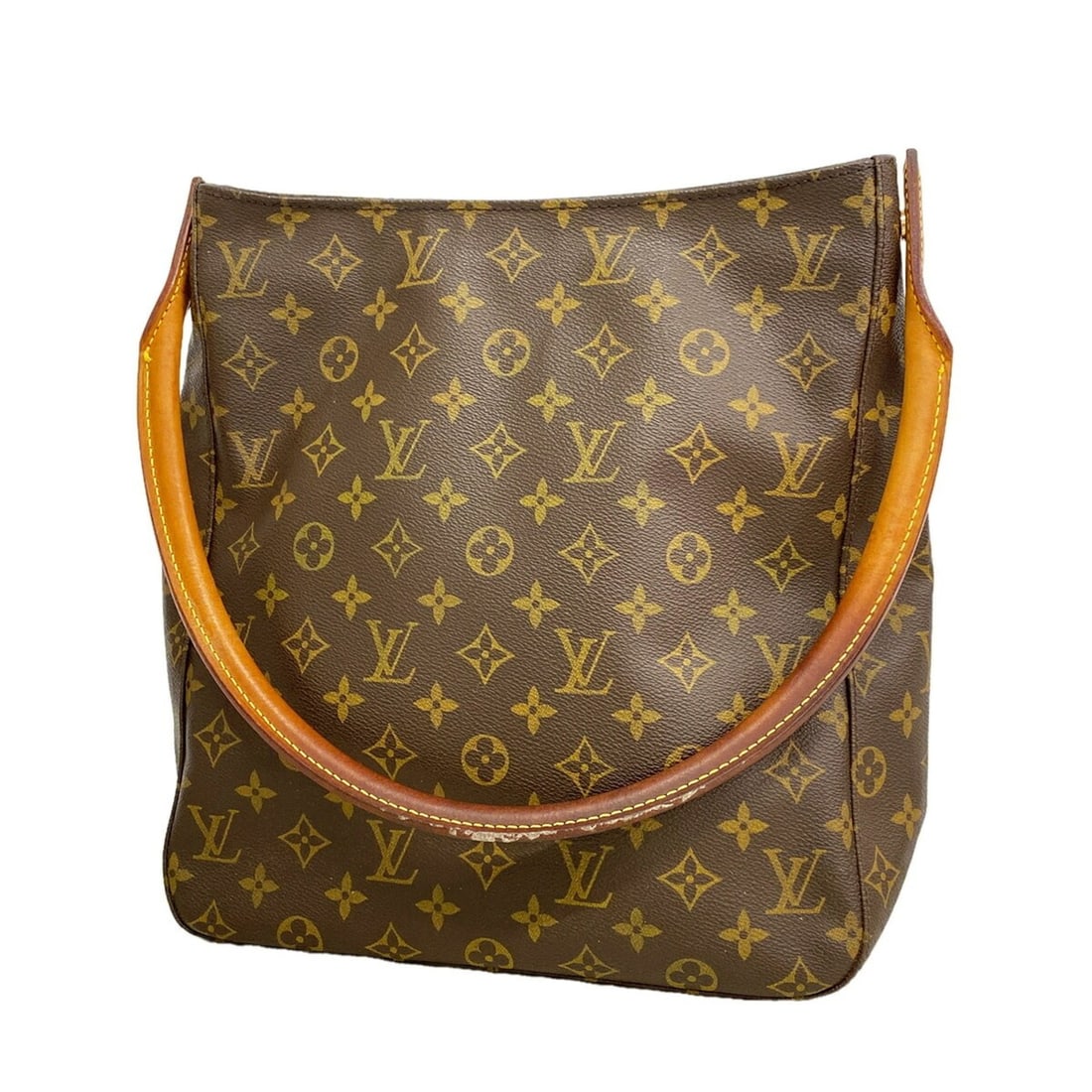 Louis Vuitton Monogram Looping GM Shoulder Bag M51145 Brown (Women's)