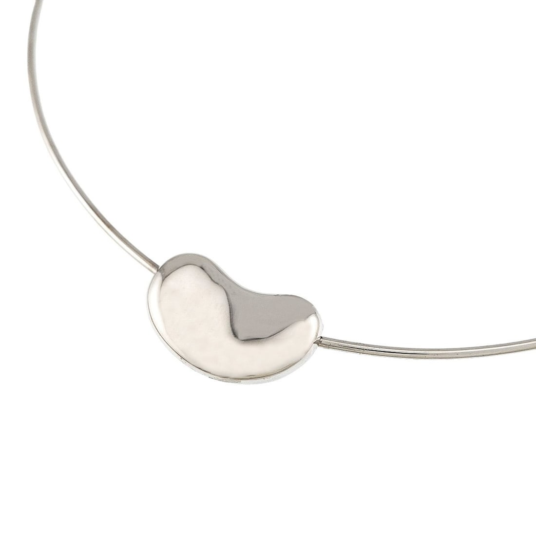 Tiffany & Co. Bean Necklace, 40cm, Sterling Silver (SV 925)