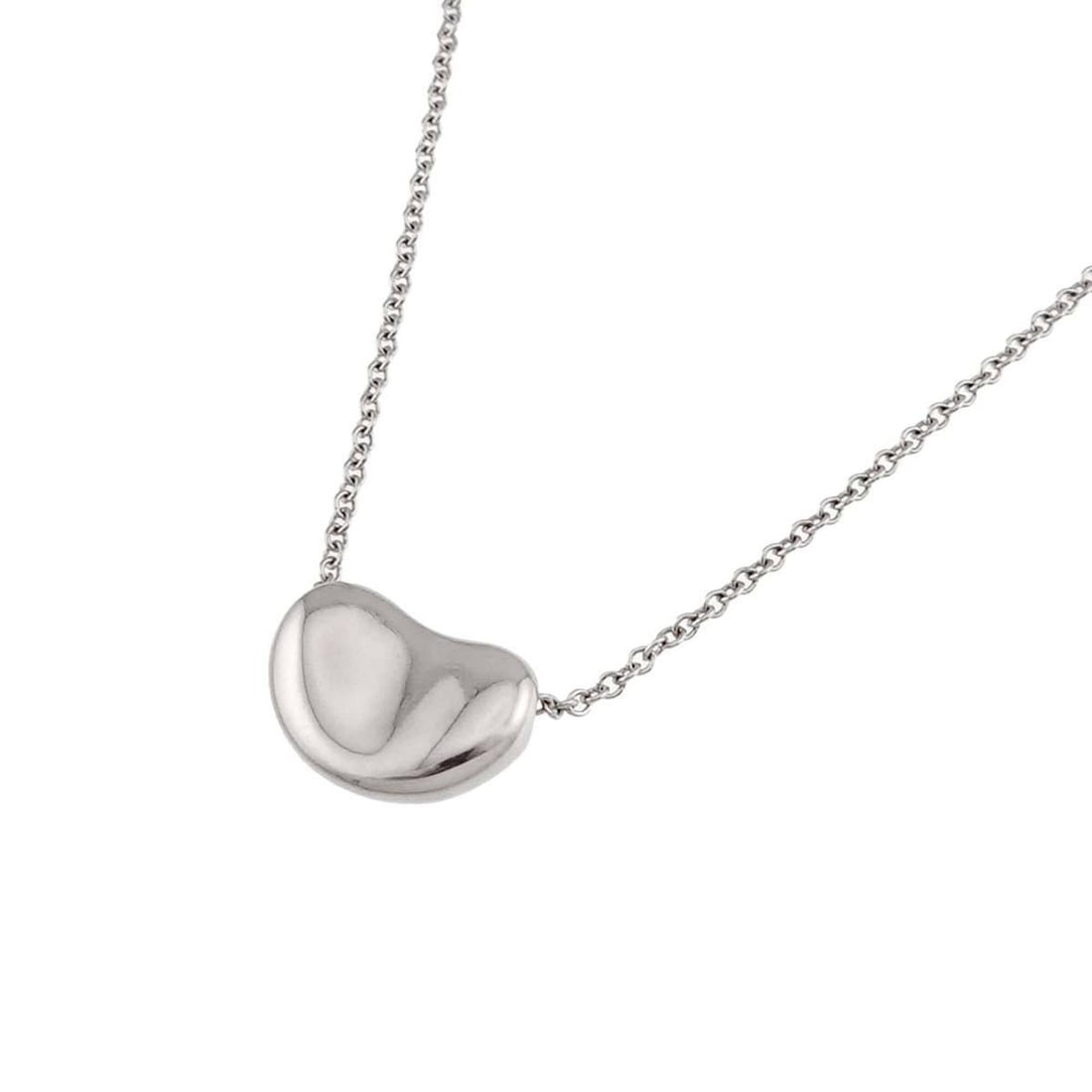 Tiffany & Co. Bean Necklace, 40cm, Platinum (Pt)