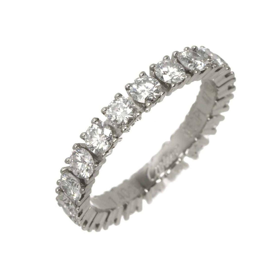Cartier Destinee #47 Ring, 1.40ct Diamonds, Full Eternity, Platinum.