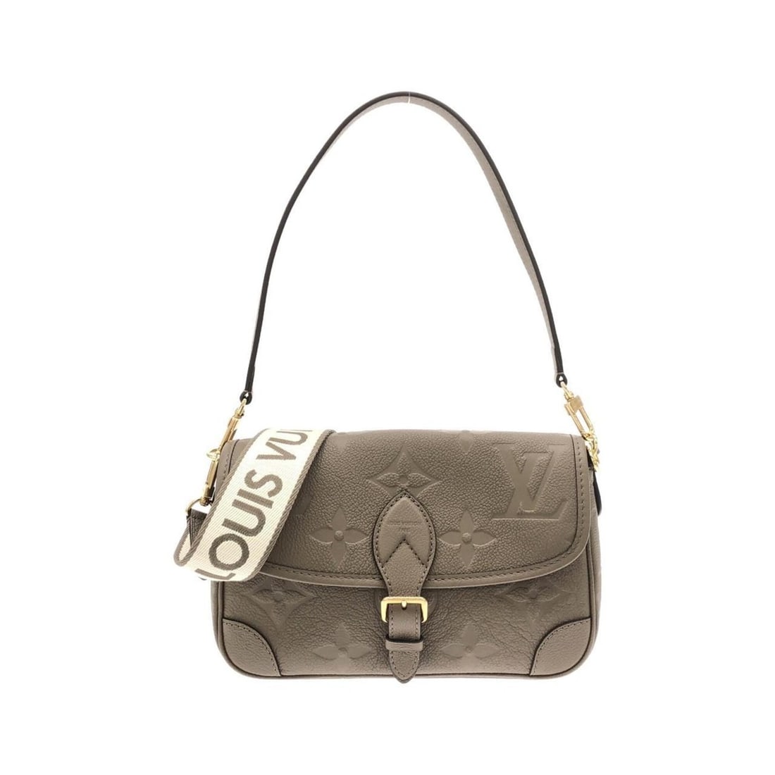 Louis Vuitton Monogram Empreinte Diane M15049 Shoulder Bag: --- Catalog ---Category: SizeSize (HxWxD): 17cm x 25cm x 10cm / 6.69'' x 9.84'' x 3.93''Category: DesignType: Shoulder bagColor: GrayGender: Women,MenMaterial: Leather Category: GeneralBrand: Louis