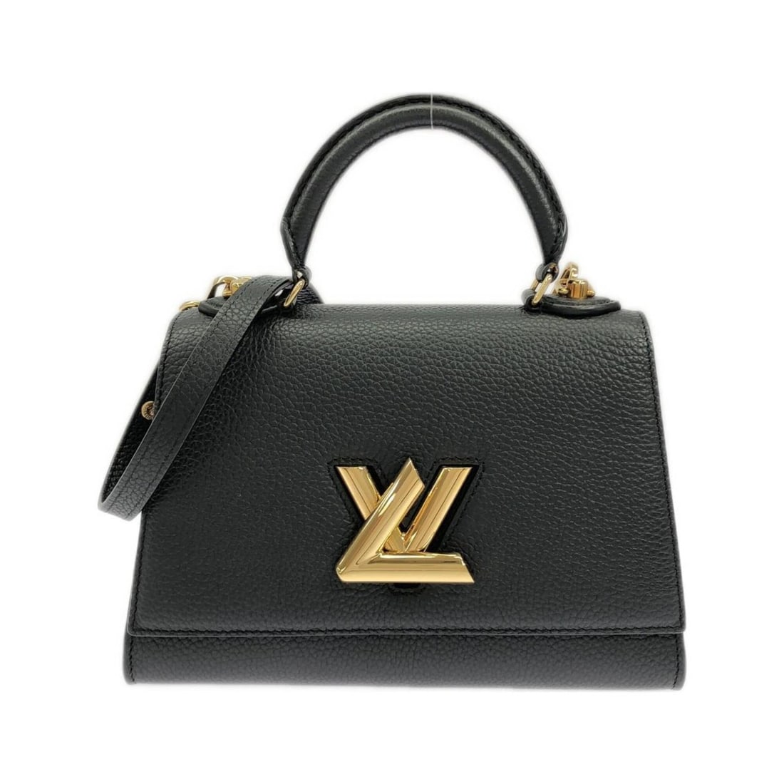 Louis Vuitton Twist One Handle PM M57093 Handbag: --- Catalog ---Category: SizeSize (HxWxD): 18cm x 25cm x 11cm / 7.08'' x 9.84'' x 4.33''Category: DesignType: HandbagColor: BlackGender: Men,WomenHardware Color: GoldCategory: GeneralMPN: M57093Brand: