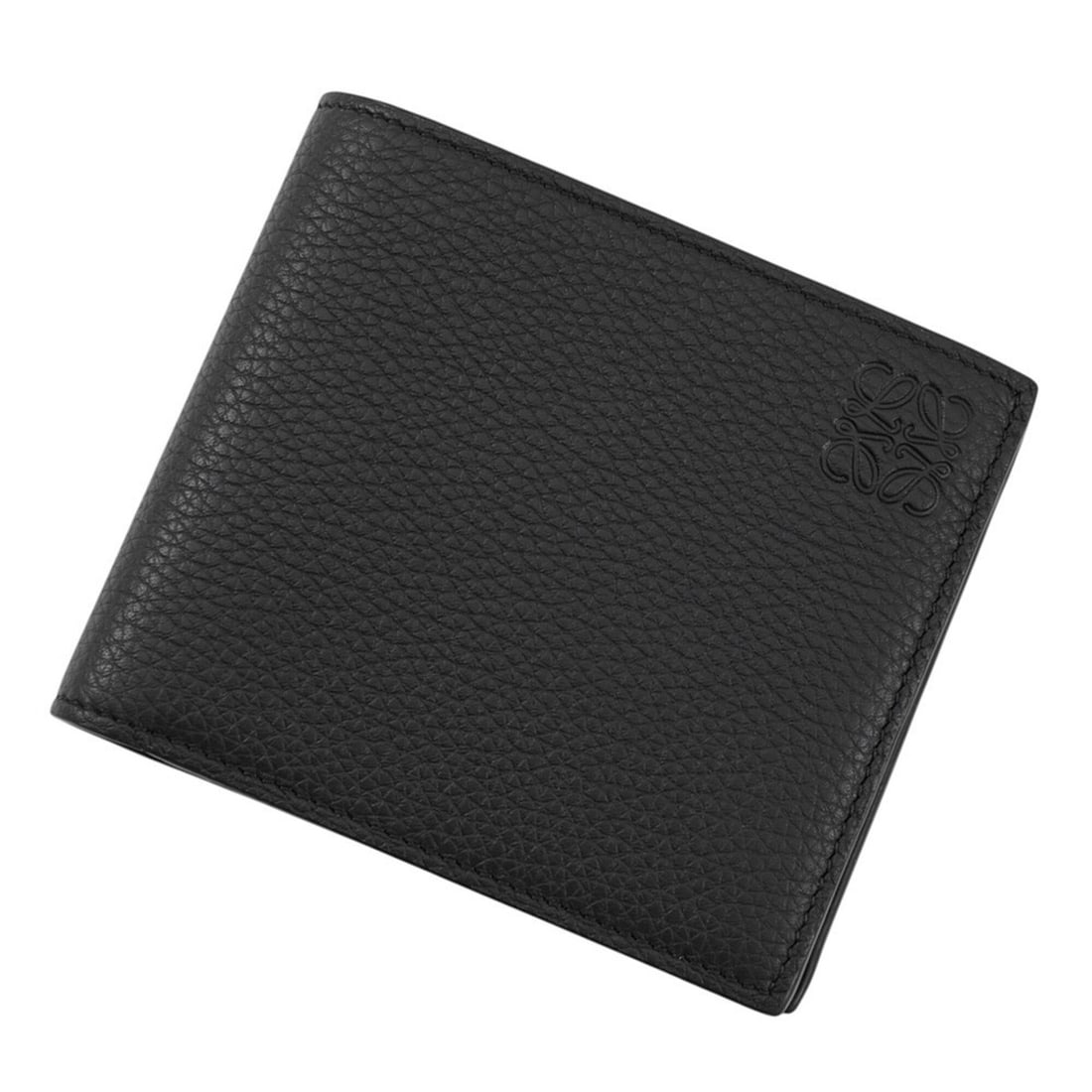 Loewe Bifold Coin Wallet, Soft Grain Calf Leather, C660501X03, LOEWE Men's, Black, WALLET (1 of 15)