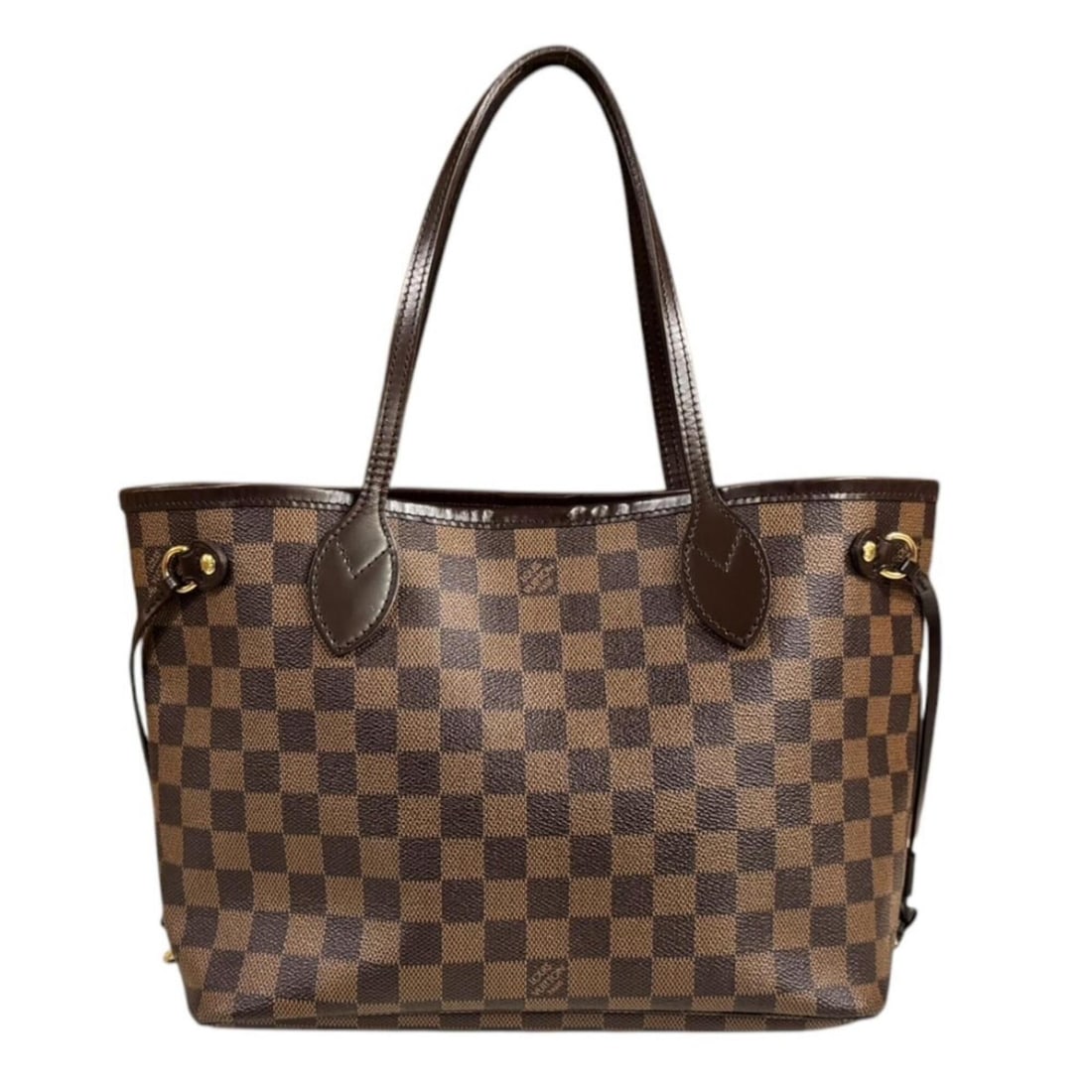 Louis Vuitton Neverfull PM Damier Tote Bag, Handbag, Canvas, N51109, Brown, Women's, LOUIS VUITTON