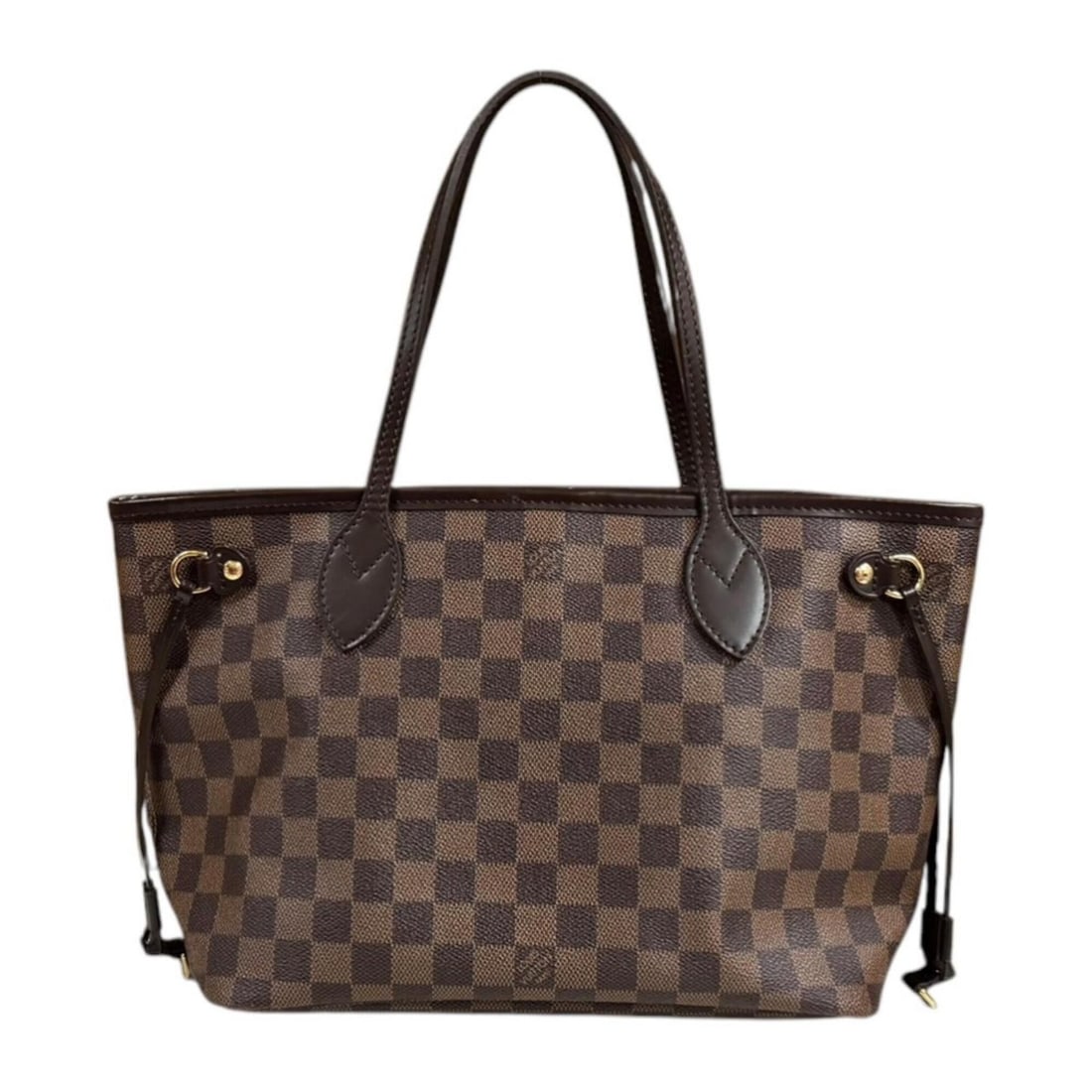 Louis Vuitton Neverfull PM Damier Tote Bag, Handbag, Canvas, N51109 Brown, Women's, LOUIS VUITTON