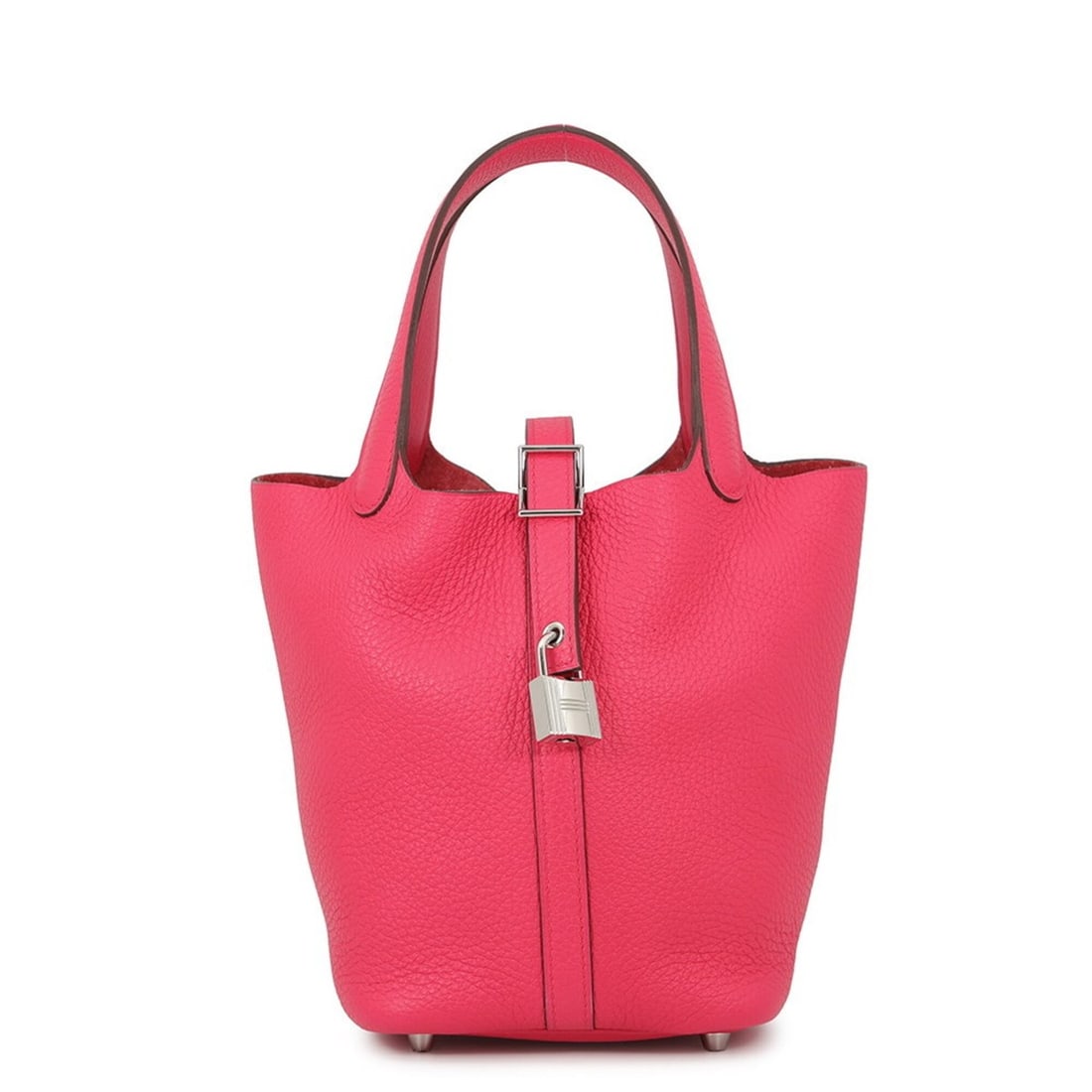 Hermes Picotin Lock PM Handbag, Rose Extreme, Taurillon Clemence Leather, C Stamp. Lock, Picotin,: --- Catalog ---Category: SizeSize (HxWxD): 18.5cm x 18cm x 13cm / 7.28'' x 7.08'' x 5.11''Category: DesignType: HandbagColor: PinkGender: WomenMaterial: Taurillon clemence leather Hardware Color: Silv