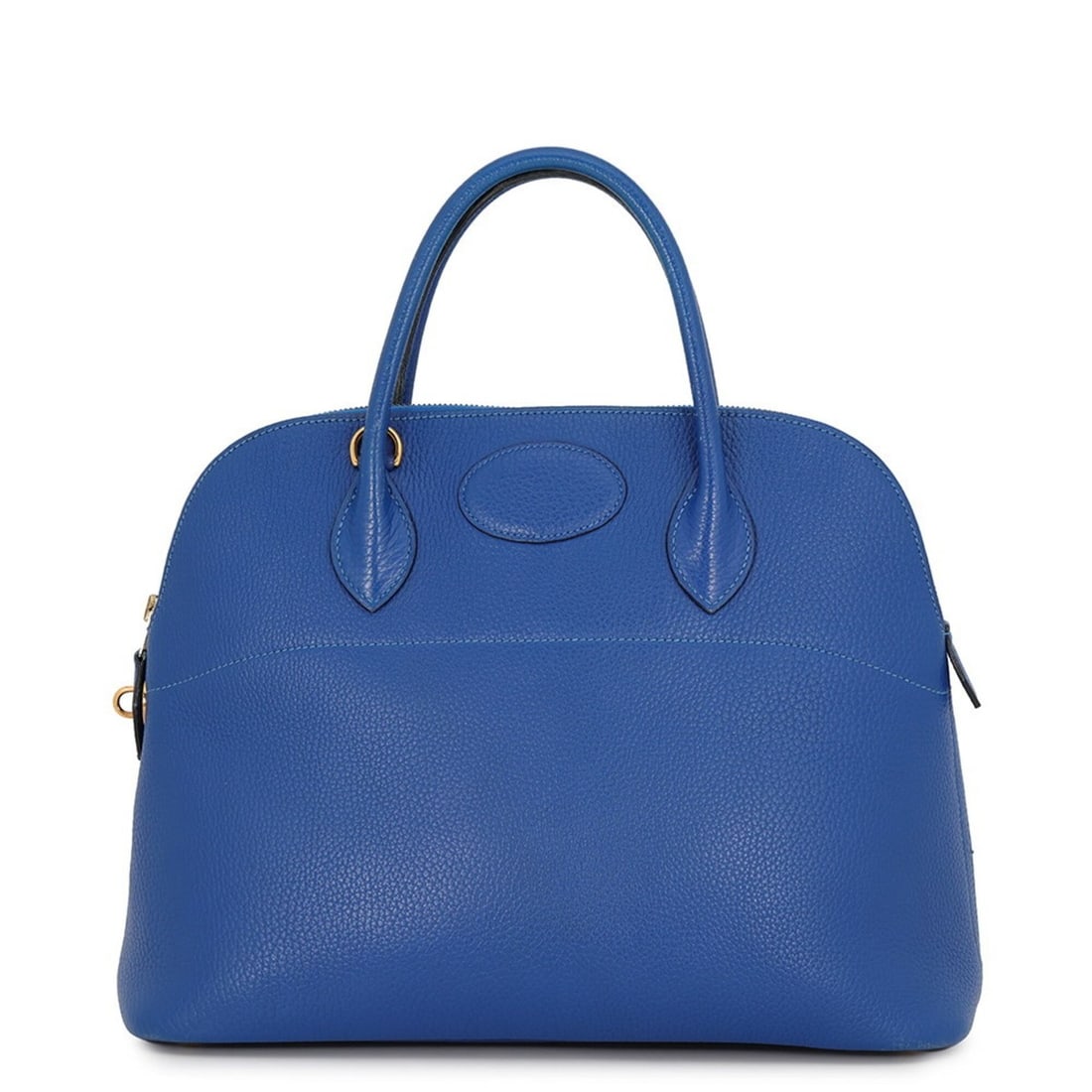 Hermes Bolide 35 Handbag, Blue Ardennes, with ?Y stamp. HERMES 2-way shoulder bag. Bolide, (1 of 18)