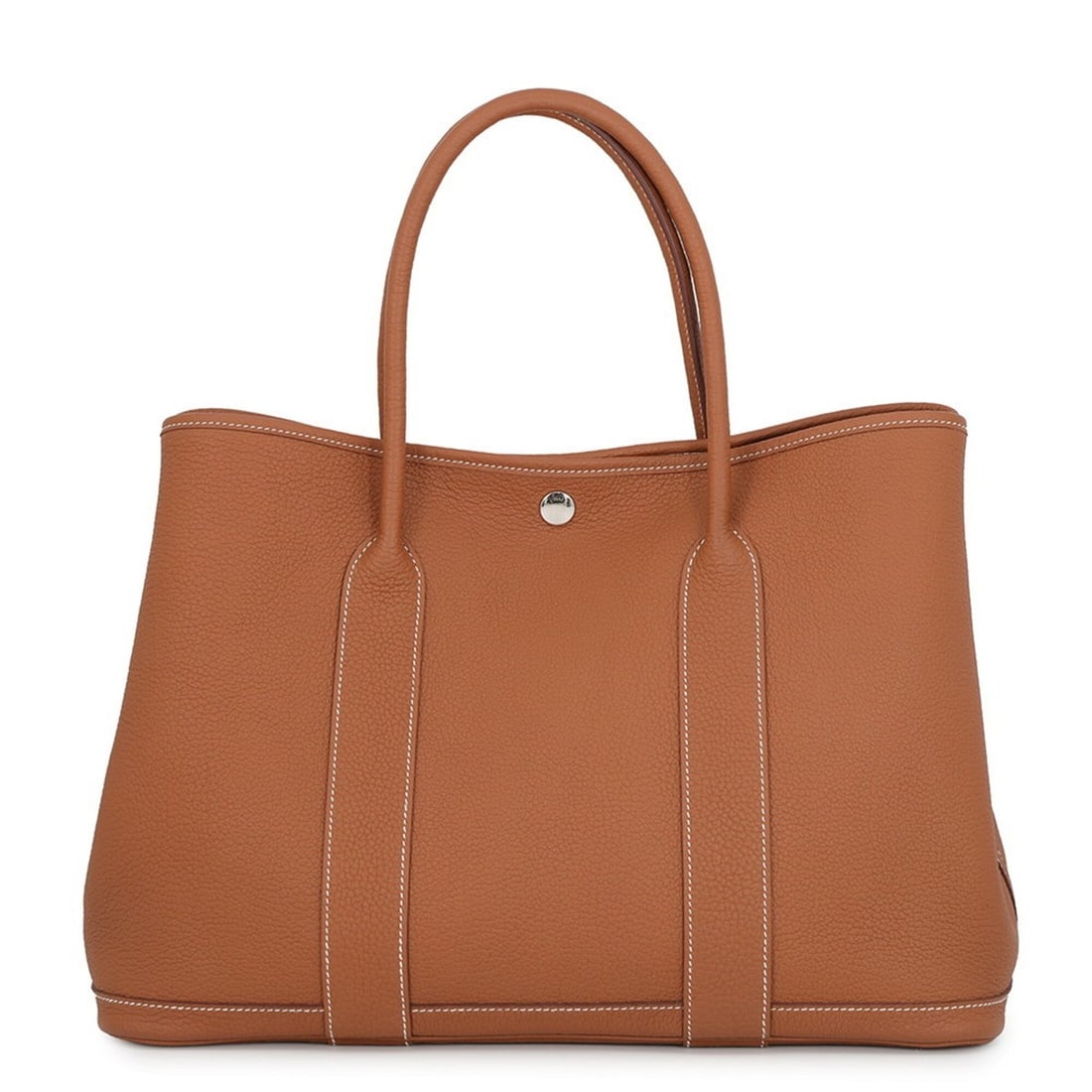 Hermes Garden PM Tote Bag, Gold Negonda Leather, W Stamp, HERMES Party, Garden, Handbag, Women's: --- Catalog ---Category: SizeSize (HxWxD): 26cm x 36cm x 18cm / 10.23'' x 14.17'' x 7.08''Category: DesignType: Handbag, Tote bagColor: GoldGender: WomenMaterial: Negonda leather Hardware Color: Silve