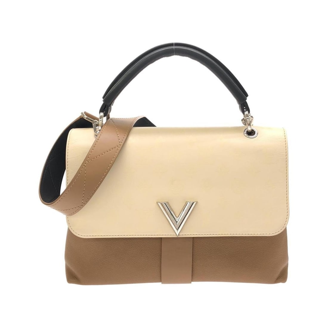 Louis Vuitton Very One-Handle Handbag M54268: --- Catalog ---Category: SizeSize (HxWxD): 21.5cm x 32.5cm x 12cm / 8.46'' x 12.79'' x 4.72''Category: DesignType: HandbagColor: Beige, BrownGender: Men,WomenMaterial: Leather Leather/Fur Type: Calfsk