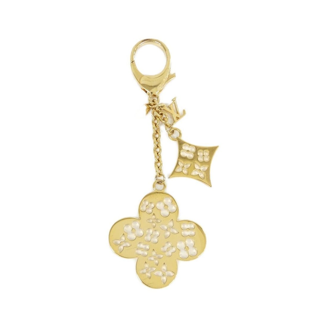 Louis Vuitton Accessory Bag Charm Ivy M67930 Keyring: --- Catalog ---Category: DesignType: Handbag charmColor: GoldGender: Women,MenCategory: GeneralMPN: M67930Brand: Louis Vuitton--- Item List ---Section: ConditionRanking: Rank A Used - A few traces of 