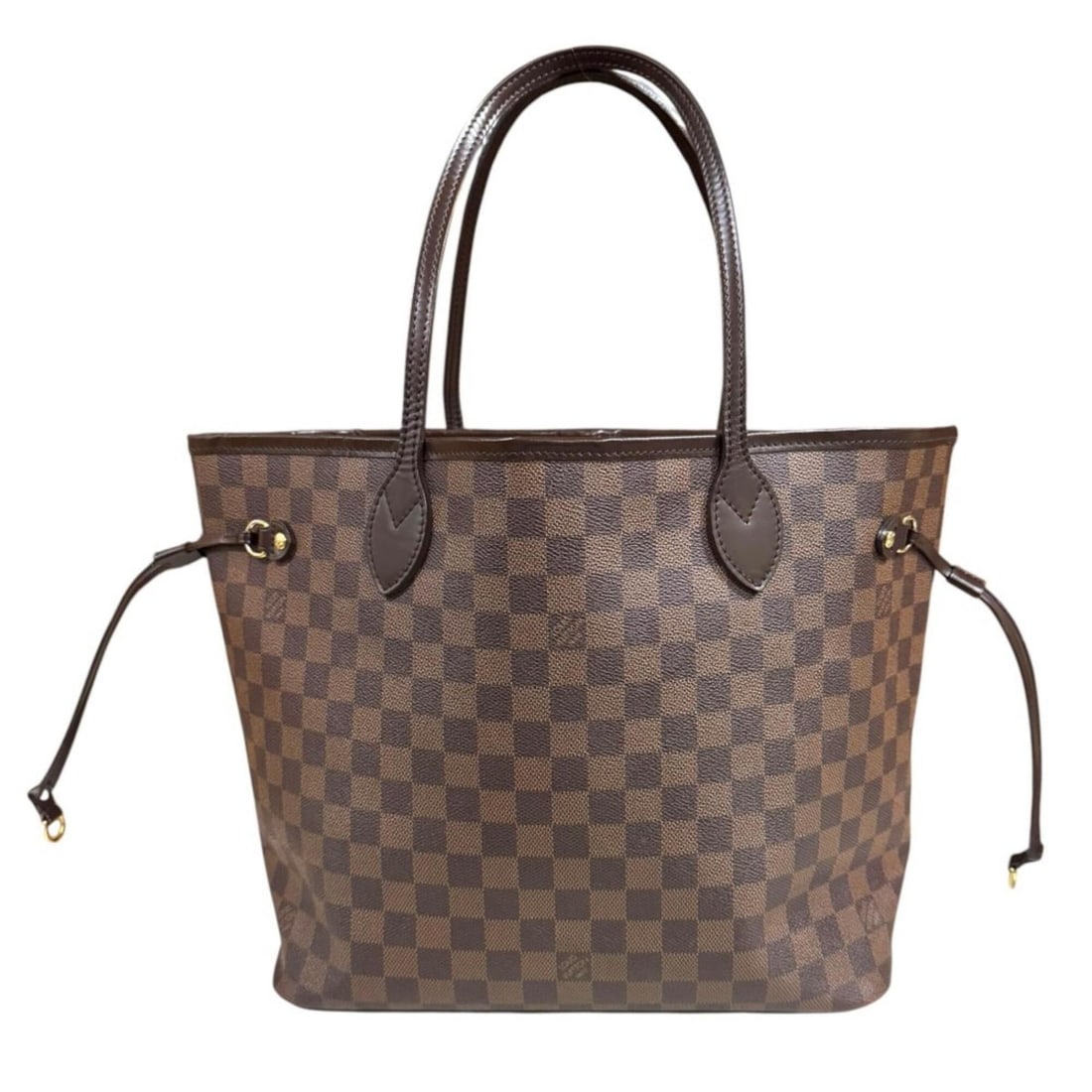 Louis Vuitton Neverfull MM Damier Tote Bag, Canvas N51105 Brown, Women's LOUIS VUITTON: --- Catalog ---Category: SizeSize (HxWxD): 29cm x 16cm / 11.41'' x 6.29''Category: DesignType: Tote bagColor: Brown, Damier Canvas, OrGender: WomenMaterial: Damier Canvas Category: GeneralMPN: N51105B