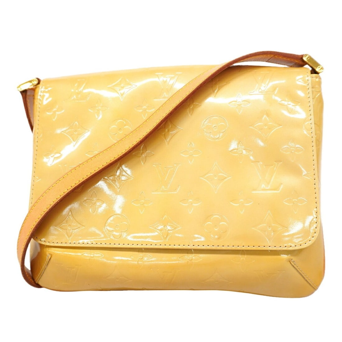 Louis Vuitton Vernis Thompson Street Shoulder Bag M91008 Beige Women's (1 of 14)