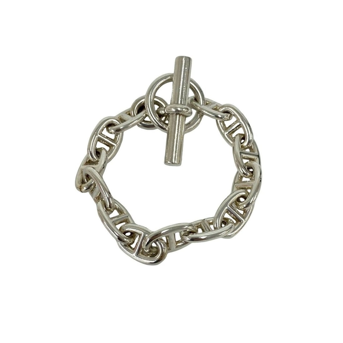 HERMES Chaine d'Ancre MM 13-link bracelet, sterling silver (925), accessory, silver, item number (1 of 9)