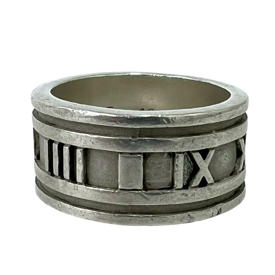 TIFFANY&Co. Tiffany Vintage Atlas Wide Ring, Sterling Silver 925, Accessory, Silver, 45288