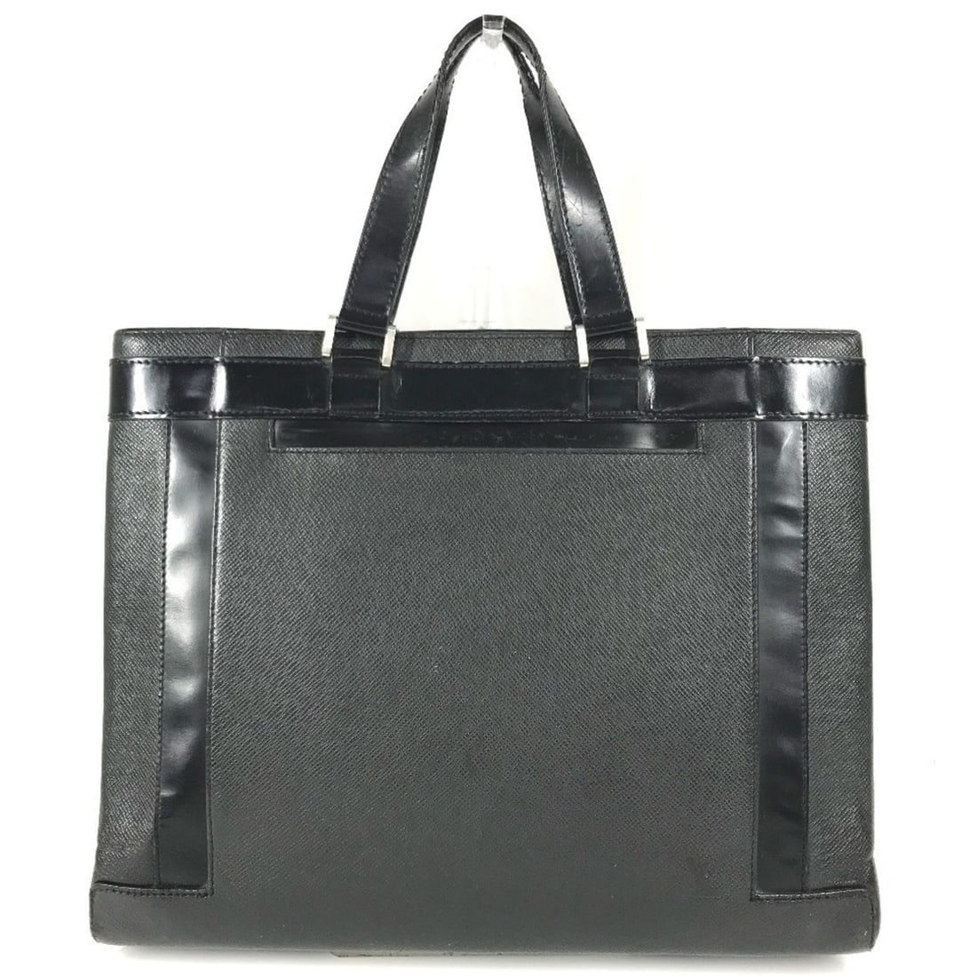LOUIS VUITTON M31022 Taiga Kasbek PM Tote Bag Business Handbag Leather Men's Women's Ardoise Black