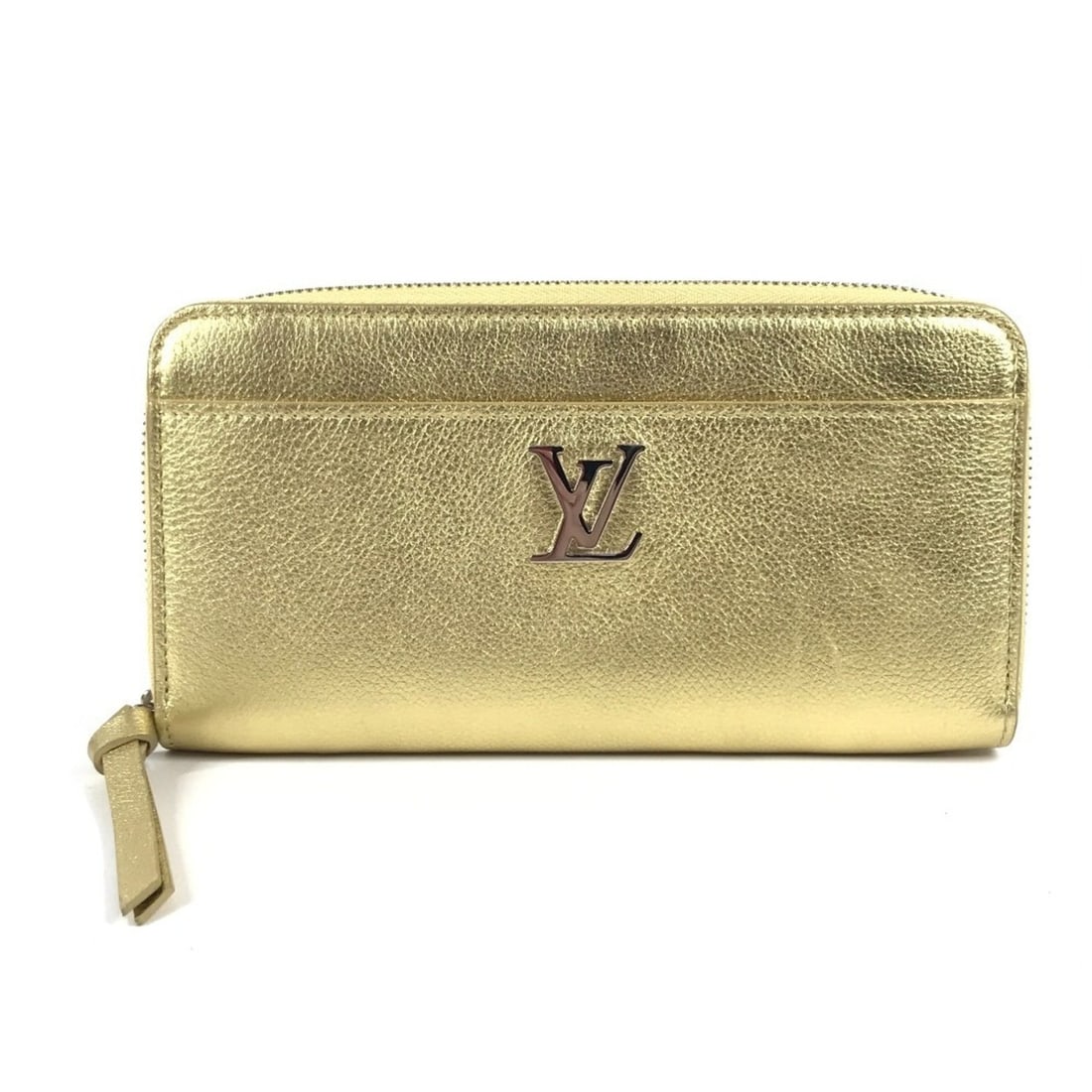 LOUIS VUITTON M69058 Japan Limited Edition Zippy Lockme Long Wallet, Round Zipper, Leather,