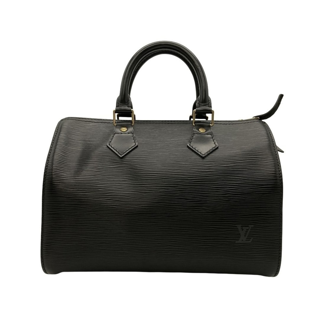 Louis Vuitton Speedy 25 Handbag, Epi Leather, M59032, Black with Gold Hardware, VI0914 Noir,: --- Catalog ---Category: SizeSize (HxWxD): 20cm x 28cm x 16cm / 7.87'' x 11.02'' x 6.29''Category: DesignType: HandbagColor: Black, NoirGender: WomenMaterial: Epi leather Hardware Color: GoldCategory: