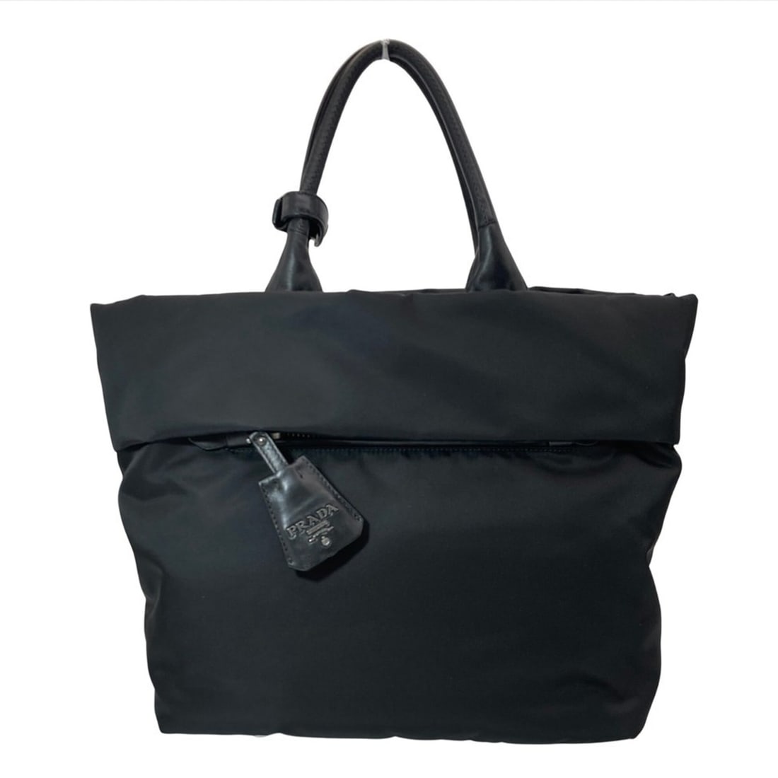 Prada Tessuto Shoulder Bag, 2-Way, Nylon, Black, Women's