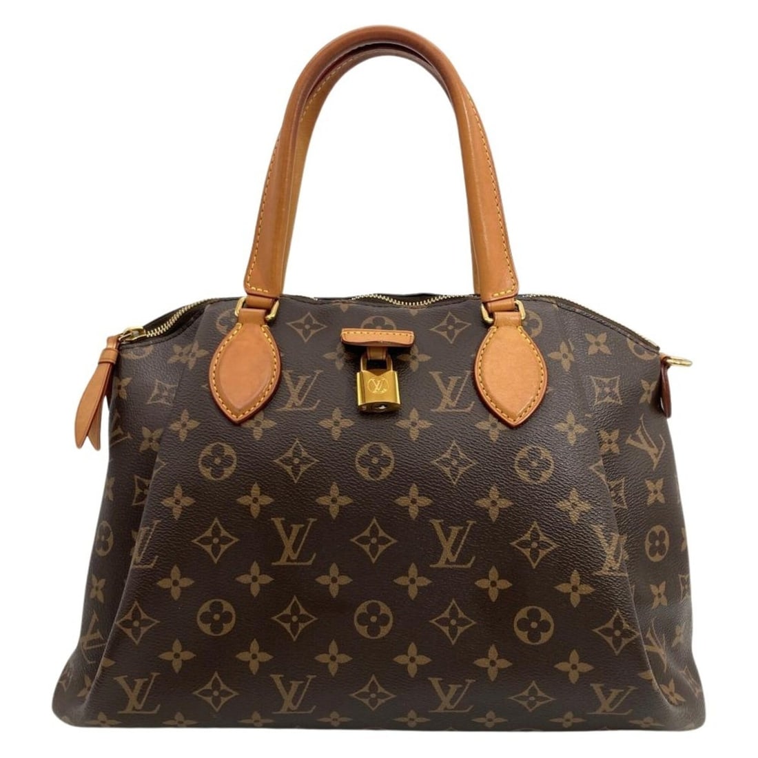 Louis Vuitton Rivoli MM Handbag, Monogram Canvas, M44546, Brown, Women's: --- Catalog ---Category: SizeSize (HxWxD): 25cm x 36cm x 18cm / 9.84'' x 14.17'' x 7.08''Category: DesignType: HandbagColor: BrownGender: WomenMaterial: Monogram , Canvas Category: GeneralBrand: Louis