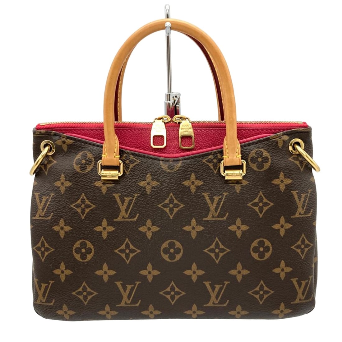 Louis Vuitton Pallas BB Handbag, Monogram Canvas, M41241 Cerise SN0158, Women's