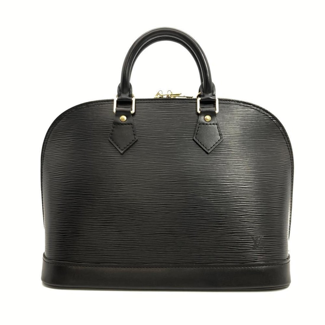Louis Vuitton Alma Handbag, Epi Leather, M52142, Noir (Women's)